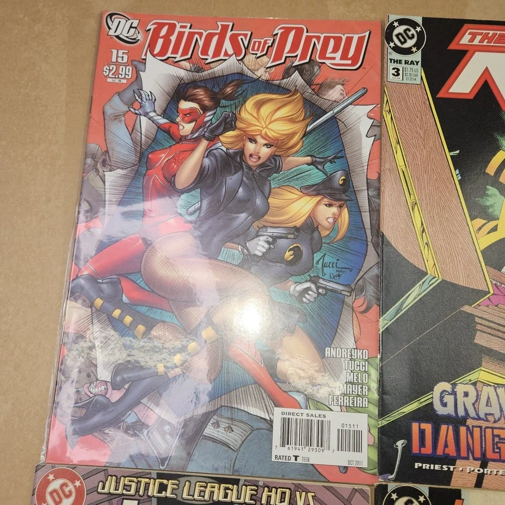 DC Comics 90s Vintage Lot of 8 - Green Lantern, Flash, Justice League